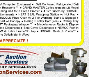 Restaurant & Equipment AUCTION