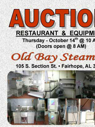 Restaurant & Equipment AUCTION