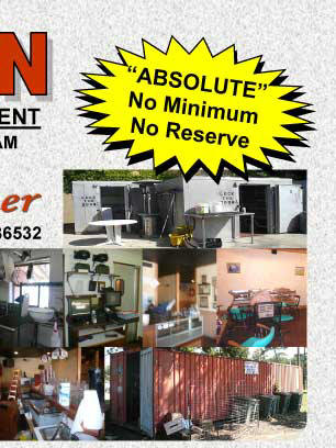 Restaurant & Equipment AUCTION