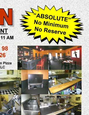 Restaurant Equipment AUCTION