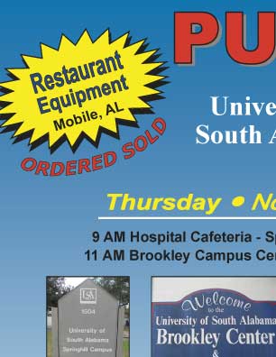 Restaurant Equipment AUCTION
