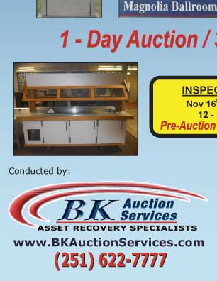Restaurant Equipment AUCTION